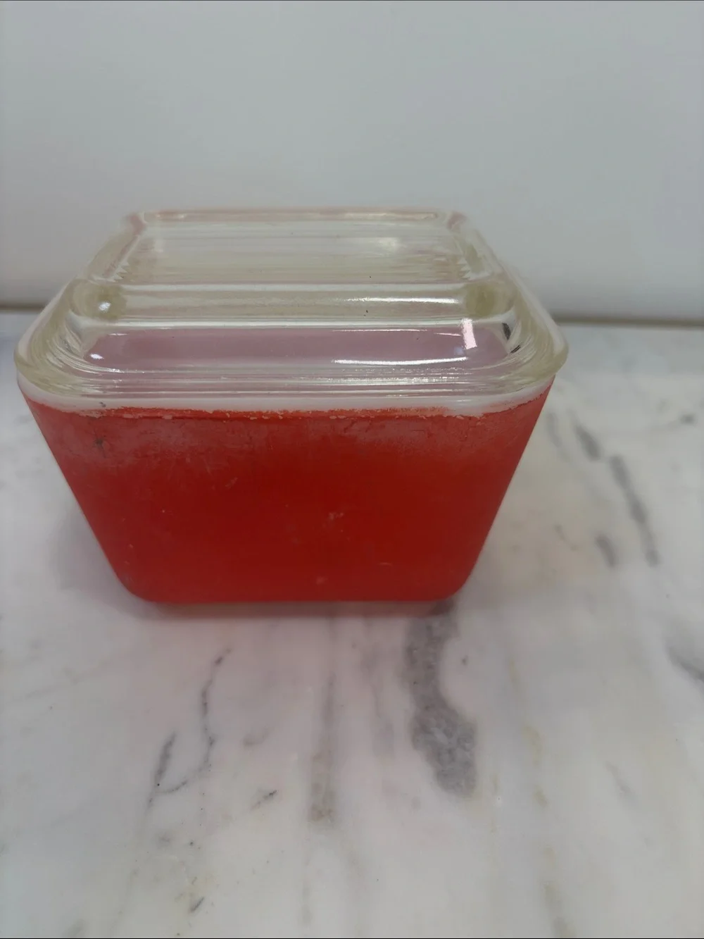 Vintage PYREX A-11 Made in USA 501-B Refrigerator Dish with Clear Lid 501-C